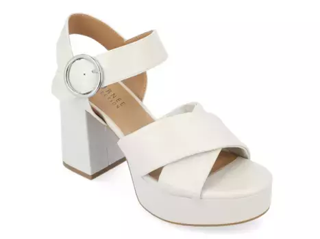 Сандалии Akeely Platform Sandal Journee Collection, серо-коричневый