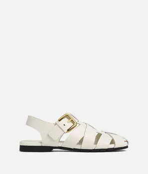 Сандалии Альфи Bottega Veneta, белый