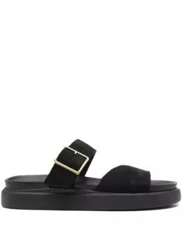 Сандалии Aristella на платформе с пряжками Clarks, черный