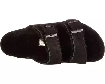 Сандалии Arizona Shearling Birkenstock, черный