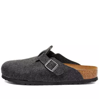 Сабо женские Birkenstock Boston войлочные, серый