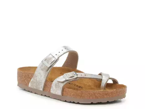 Сандалии Birkenstock Mayari — женские, серебристый металлик