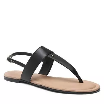 Сандалии Boss JoFlat Thong-N, черный