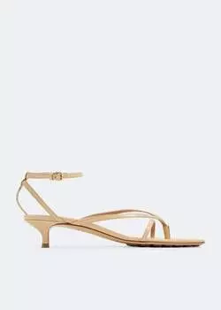 Сандалии Bottega Veneta Stretch Strap, бежевый