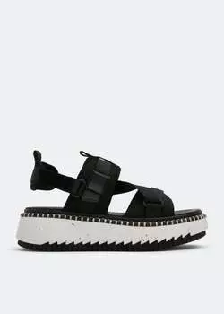Сандалии CHLO Lilli flat sandals, черный