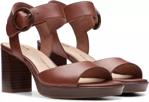 Сандалии Clarks AmbyrLyn Ruby, цвет British Tan Leather