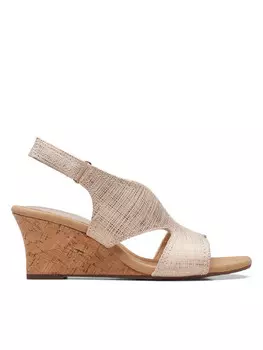 Сандалии Clarks, бежевый