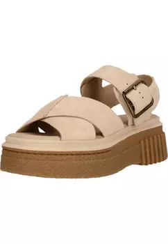 Сандалии CLARKS Evamar, бежевый