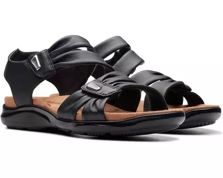 Сандалии Clarks Kitly Ave, цвет Black Leather