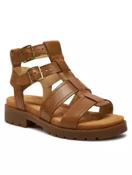 Сандалии Clarks, коричневый