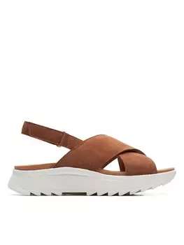 Сандалии Clarks, коричневый