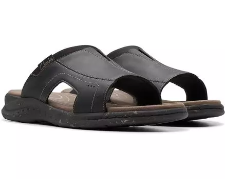 Сандалии Clarks Walkford Band, цвет Black Leather