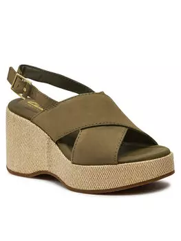 Сандалии Clarks, зеленый
