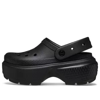 Сандалии classic clog 'black' Crocs, черный