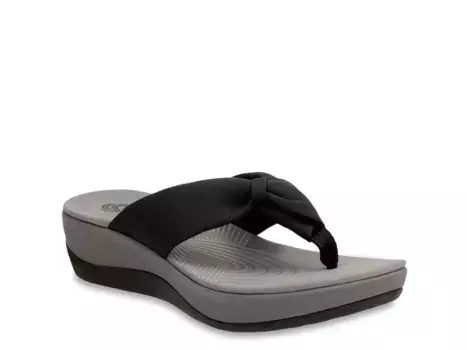 Сандалии Cloudsteppers Arla Glison Wedge Sandal Clarks, черный