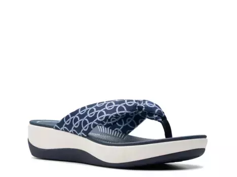 Сандалии Cloudsteppers Arla Glison Wedge Sandal Clarks, цвет blue_multicolor