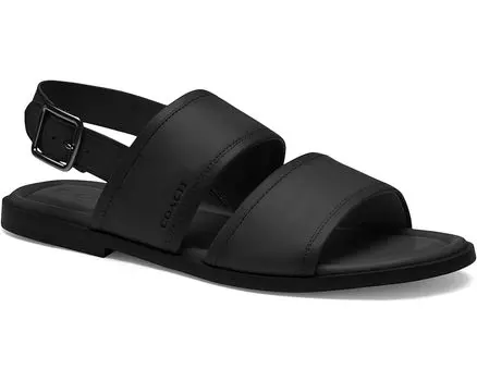Сандалии COACH Julian Two Strap, черный