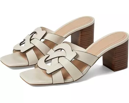 Сандалии COACH Nikki Leather, цвет Chalk