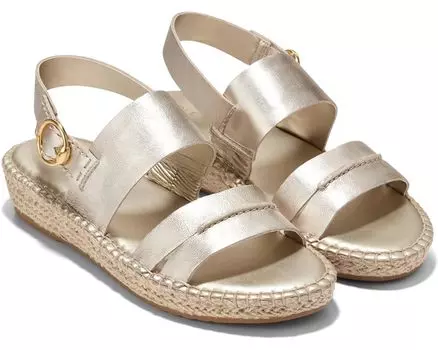 Сандалии Cole Haan Cloudfeel Tilden, цвет Soft Gold Leather