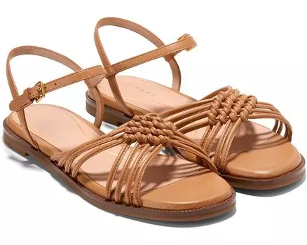 Сандалии Cole Haan Jitney Knot, цвет Pecan Leather