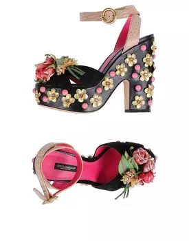 Сандалии Dolce&Gabbana, черный