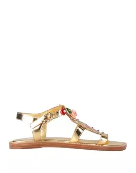 Сандалии Dolce&Gabbana, золото