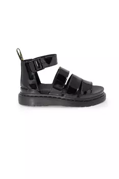 Сандалии Dr. Martens лакированные, черный
