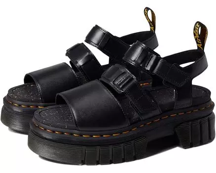 Сандалии Dr. Martens Ricki 3-Strap, цвет Black Nappa Lux