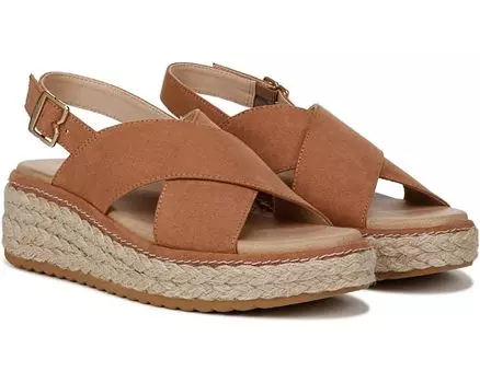 Сандалии Dr. Scholl's Ember Espadrille, цвет Chip Brown Microfiber