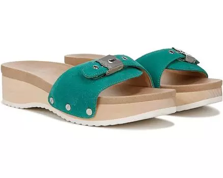Сандалии Dr. Scholl's Original Too Slide, цвет Court Green Leather