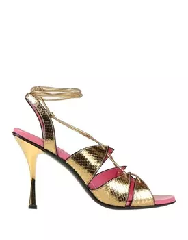 Сандалии Dsquared2, золото
