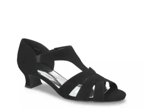 Сандалии Easy Street Essie, черная замша