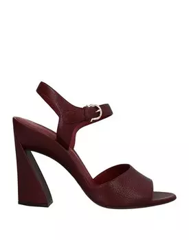 Сандалии Ferragamo, бордовый