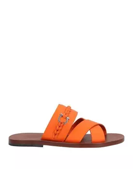 Сандалии Ferragamo, оранжевый