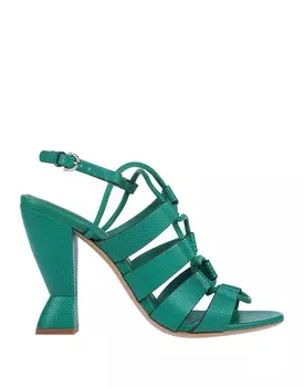 Сандалии Ferragamo, зеленый