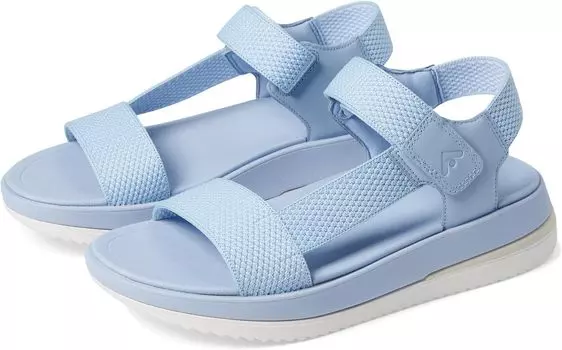 Сандалии FitFlop Surff Two-Tone Webbing Leather Back-Strap Sandal, цвет Skywash Blue