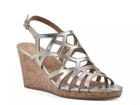 Сандалии Flaming Wedge Sandal White Mountain, светло-золотой