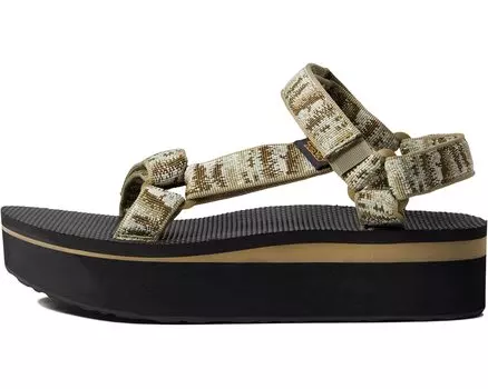 Сандалии Flatform Universal Teva, оливковый