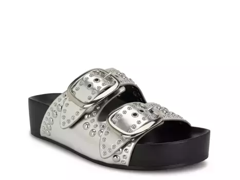 Сандалии Flinne Nine West, Silver Metallic