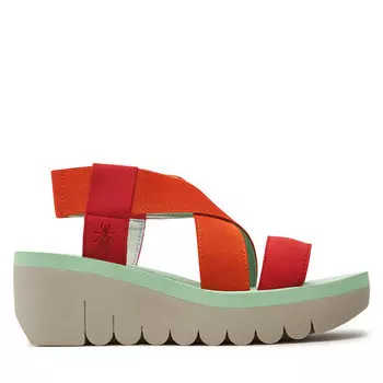 Сандалии Fly London Yabifly P144922012 Devil Red/Orange/Spearmint, оранжевый