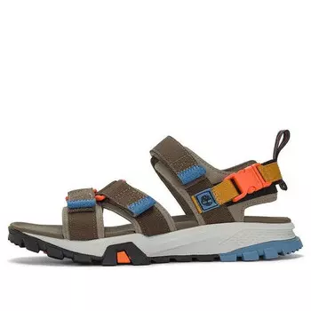 Сандалии garrison trail sandals 'olive green white' Timberland, зеленый