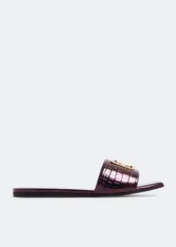 Сандалии Givenchy 4G Flat, бордовый