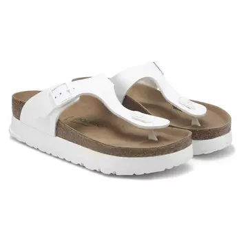 Сандалии Gizeh на платформе с веганской стелькой от Papillio Birkenstock, белый