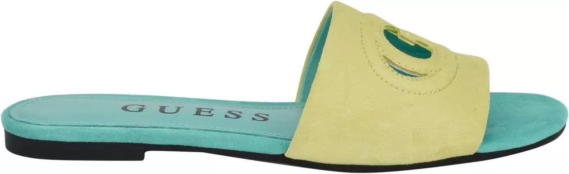 Сандалии GUESS Tashia, цвет Light Green Suede