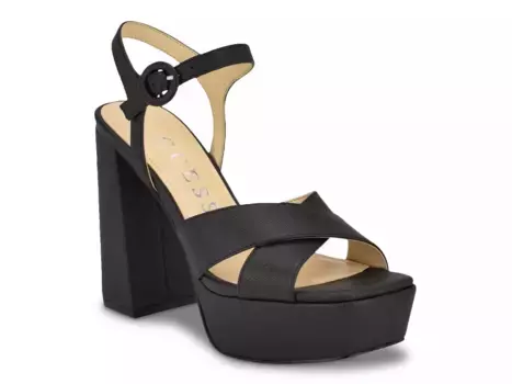 Сандалии Guess Vallenn Platform, черные