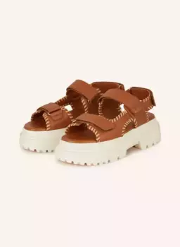 Сандалии Hogan, коричневый