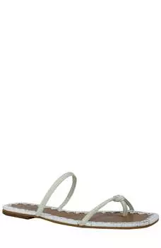 САНДАЛИИ ИЗ КОЖИ BALI MAGNOLIA НА ПЛОСКОЙ ПОДОШВЕ BCBGMAXAZRIA