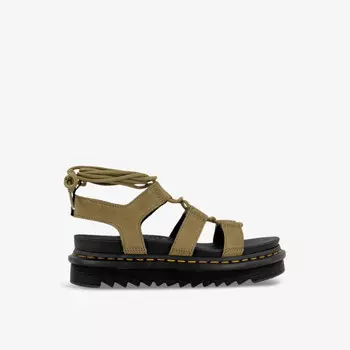 Сандалии из кожи гладиатора Nartilla Dr. Martens, зеленый