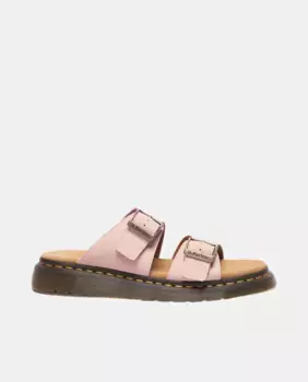 Сандалии из кожи Josef Nubuck с пряжкой Dr. Martens, бледно-розовый