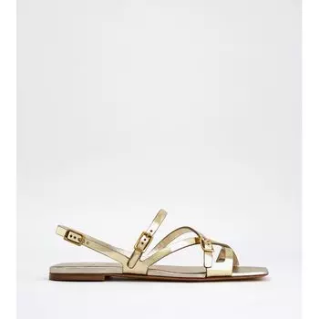 Сандалии из кожи TOD's, золотой